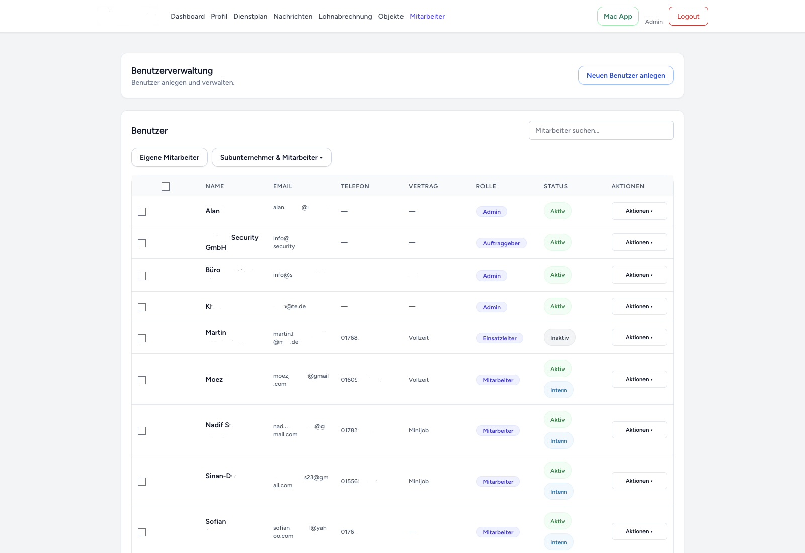 Platform communication view